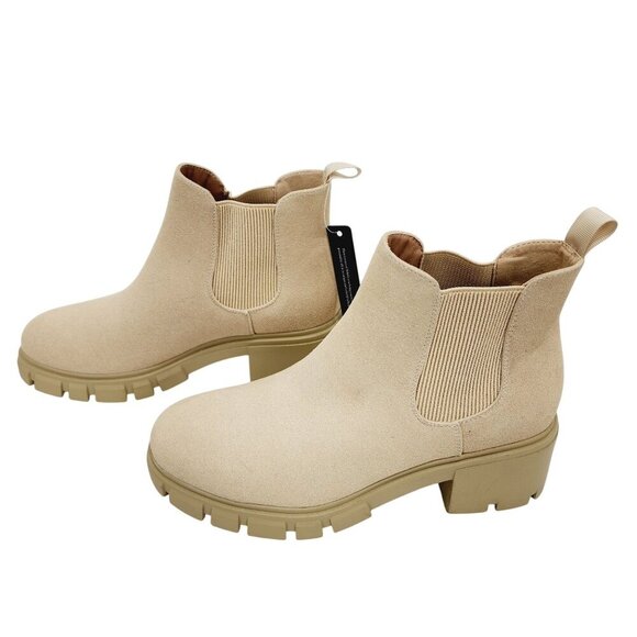 Tan Chunky Heel Chelsea Boots By Mataetti Size 9 For Women - Picture 11 of 15